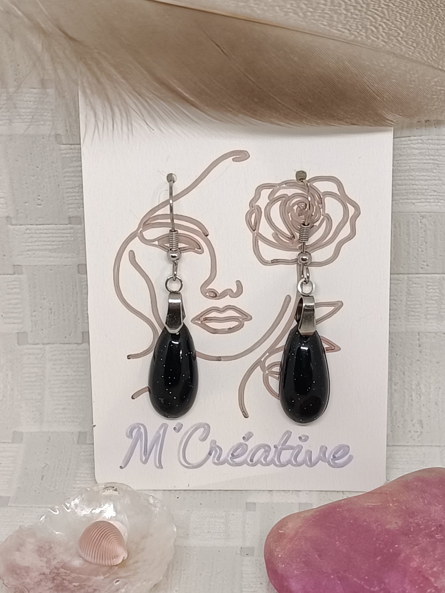 L'Elémentaire Noir pailleté