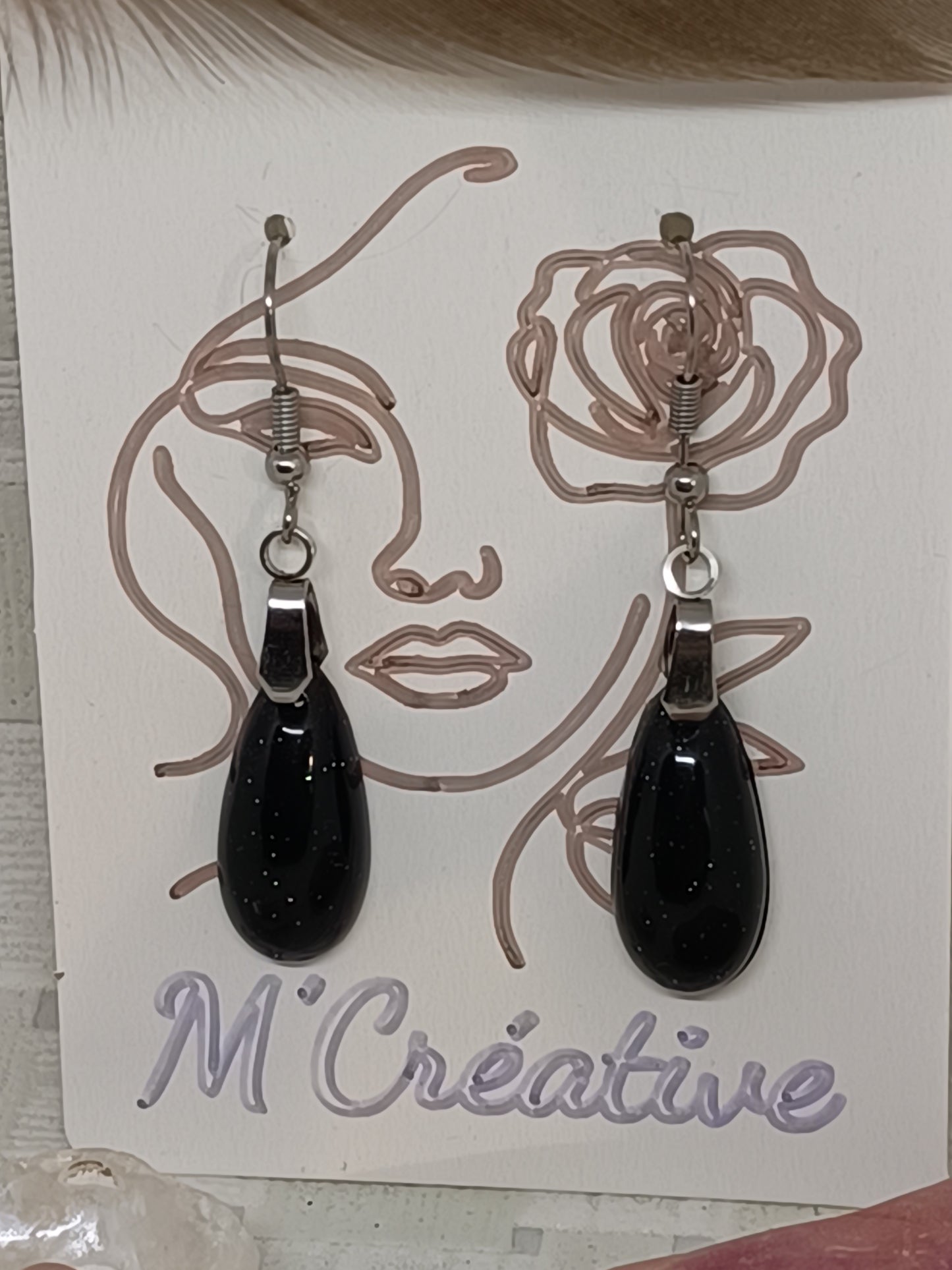 L'Elémentaire Noir pailleté