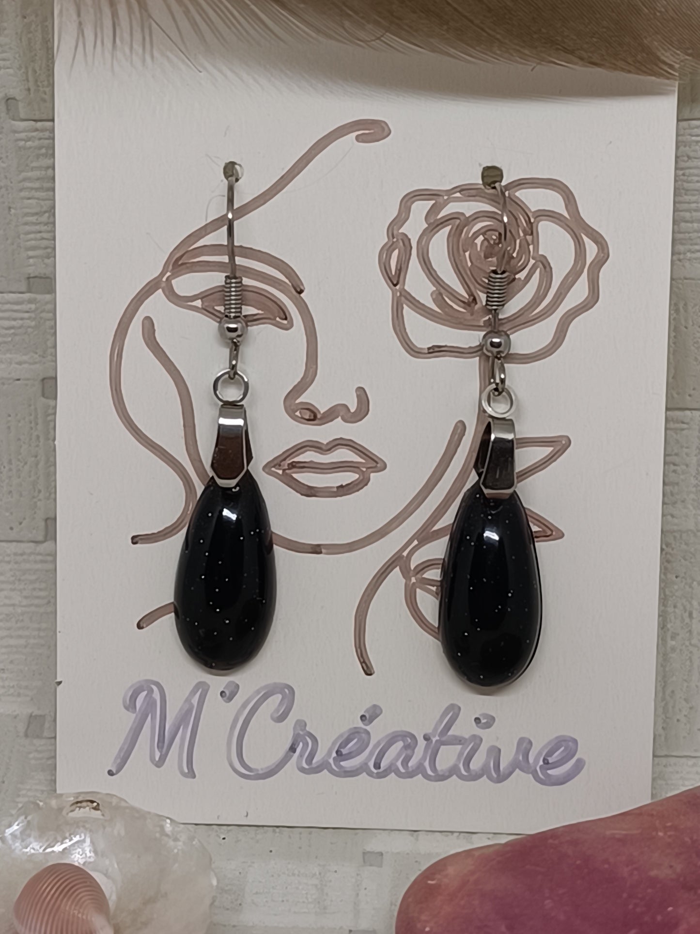 L'Elémentaire Noir pailleté