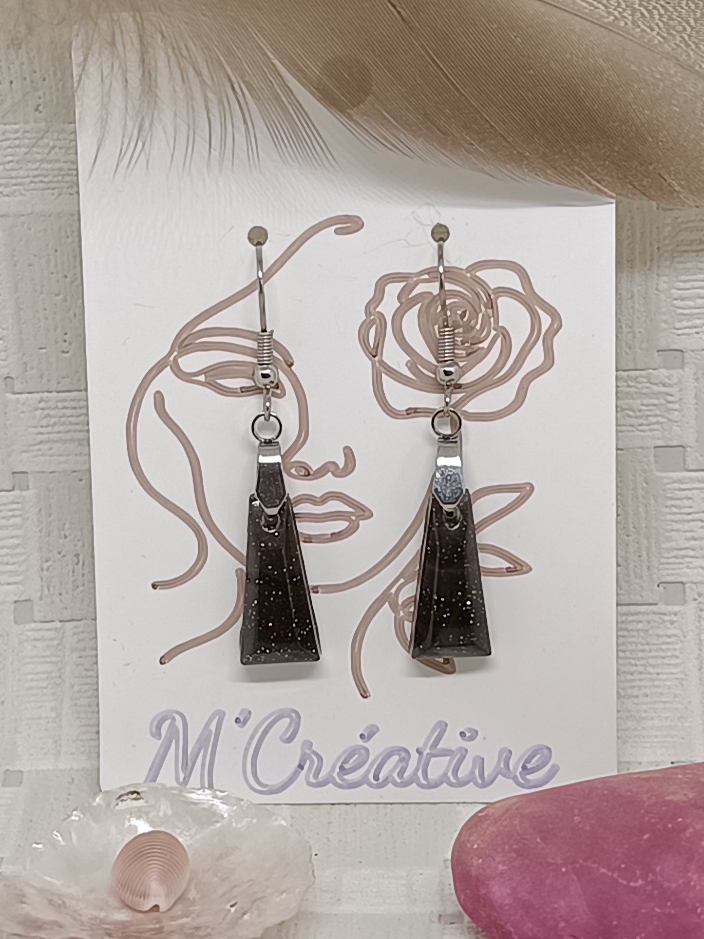 L'Elémentaire Noir pailleté